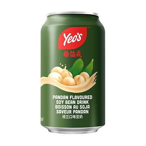 YEO Pandan Soy Bean Drink 300ml 楊協成班蘭味豆奶
