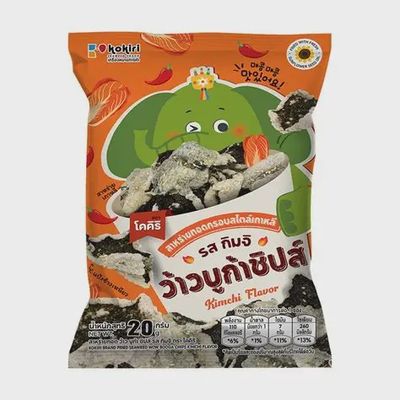 Kokiri Wow Booga Kimchi Chips 20g 哇象海苔脆片-泡菜味