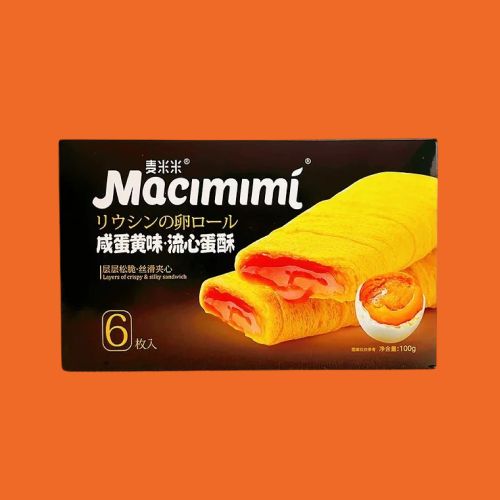 Macimimi Cracker Salted Egg Flavour 100g 麥米米咸蛋黃味流心蛋酥
