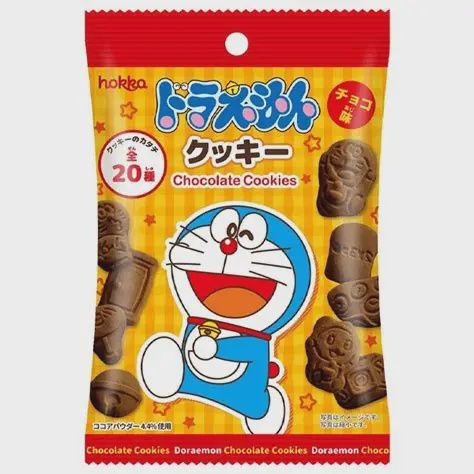 Hoc-Hokuriku Confectionery Doraemon Chocolate Cookies 50g 多啦 A 夢朱古力餅乾