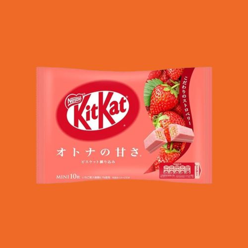 NESTLE Kit Kat Mini Strawberry Chocolate Flavour 124g