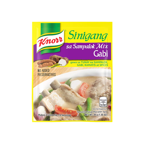 Knorr Sinigang sa Sampalok Mix Soup Base with Gabi (Taro) 22g  Knorr 菲律賓海鮮湯料  (芋頭）