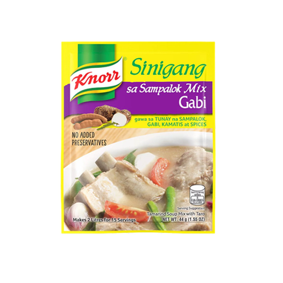 Knorr Sinigang sa Sampalok Mix Soup Base with Gabi (Taro) 22g  Knorr 菲律賓海鮮湯料  (芋頭）