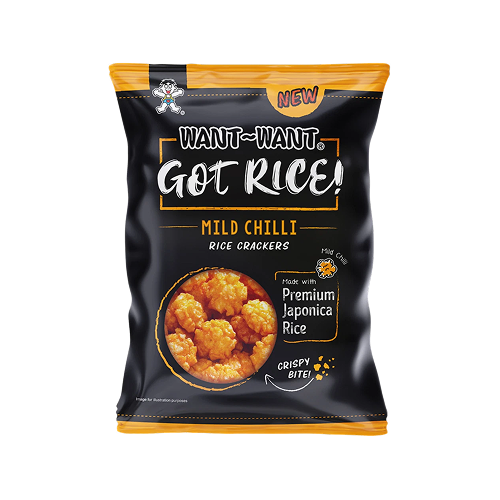 WANT WANT Got Rice Cracker Original Flavour 85g 旺旺雪米餅原味