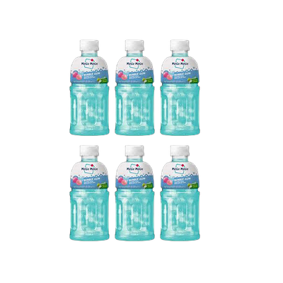*Mogu Mogu Nata De Coco Drink Bubble Gum 6x320ml (TRAY) 椰果飲料泡泡糖味 Mogu Mogu Nata De Coco Drink Bubble Gum 6x320ml (TRAY)