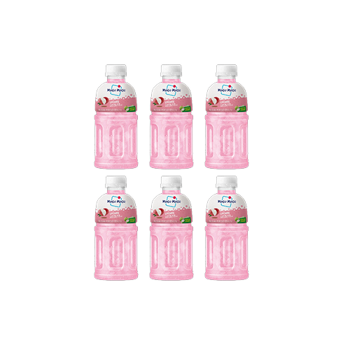 Mogu Mogu Nata De Coco Drink Lychee 6x320ml (TRAY) 
