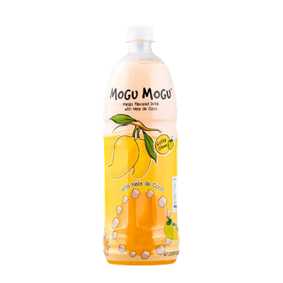 *Mogu Mogu Nata De Coco Drink Mango 12x1L (CASE)  MOGU MOGU芒果味 12*1L （箱）