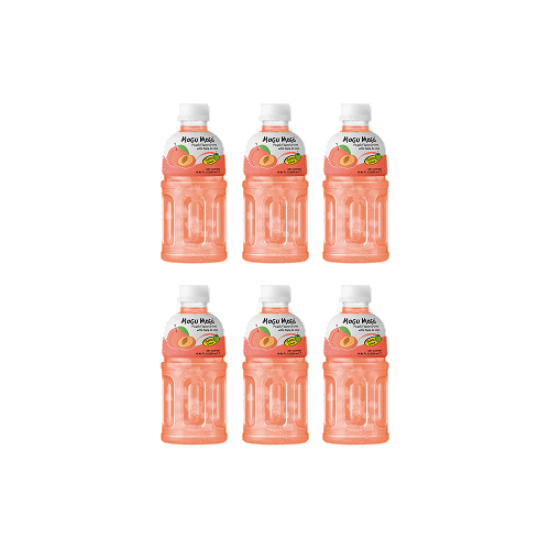 Mogu Mogu Nata De Coco Drink Peach 6x320ml (Tray) 