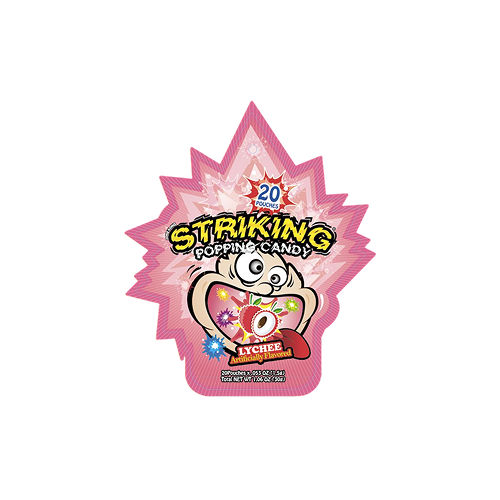 Striking Lychee Flavour Popping Candy