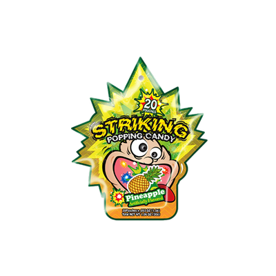Striking Pineapple Flavour Popping Candy