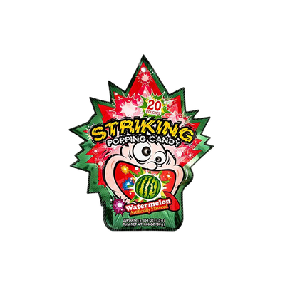 Striking Watermelon Flavour Popping Candy