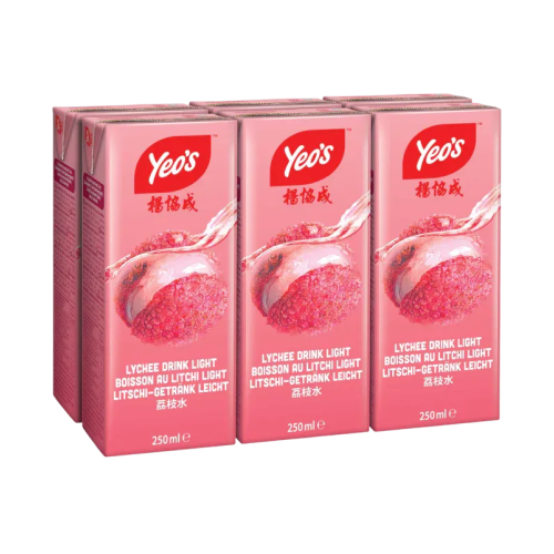Yeo&#39;s Lychee Drink 6x250g 