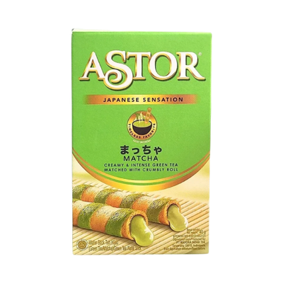 Astor Matcha Creamy &amp; Intense Green Tea Crumbly Roll