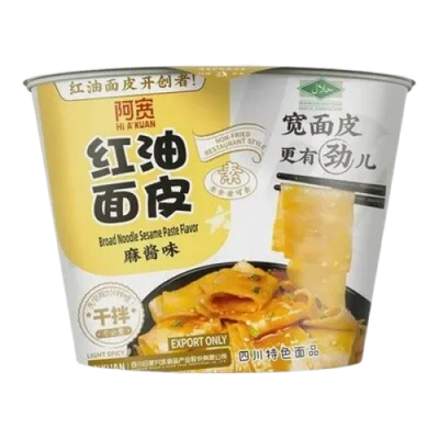 BAI JIA A-Kuan Broad Noodle (Bowl) Sesame Paste