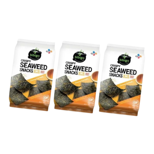 BIBIGO Crispy Seaweed Snacks Sesame 3x5g 