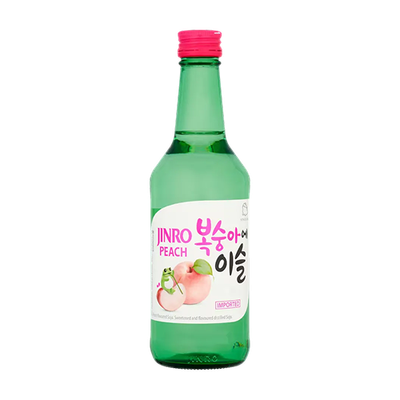 *Jinro Peach Soju (Alc13%) 350ml 海特真露蜜桃味燒酒 (酒精含量13%) Jinro Peach Soju (Alc13%) 350ml