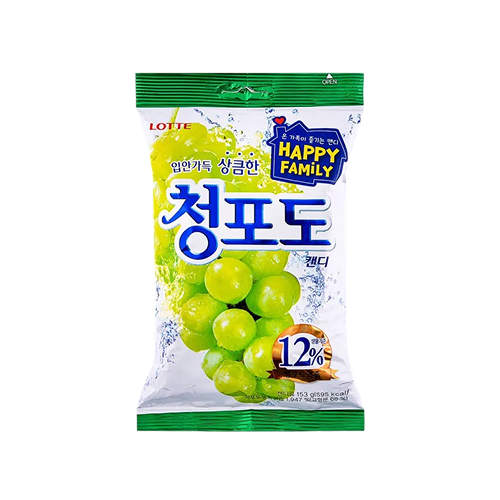 Lotte Green Grape Candy 153g 