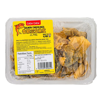 Chew Chew Salmon Cracklings 70g 