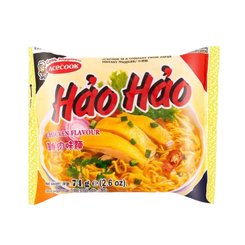 Hao Hao Instant Noodles Chicken Flavour 74g