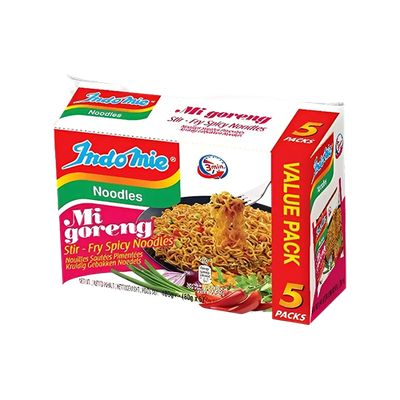 Indomie Mi Goreng Stir Fry Spicy Flavour 5x80g