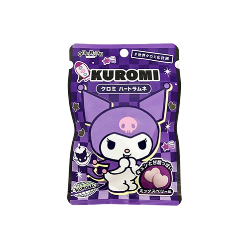 SENJAKUAME Kuromi Heart Candy Ramune Flavour 35g 