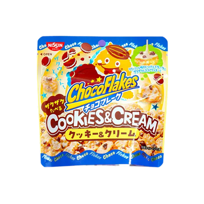 Nissin Chocolate Flake Cookies &amp; Cream 30g 日清思科蓬鬆曲奇忌廉片