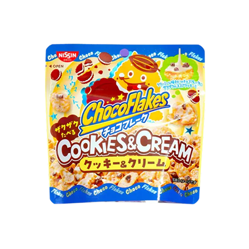 Nissin Chocolate Flake Cookies &amp; Cream 30g 日清思科蓬鬆曲奇忌廉片