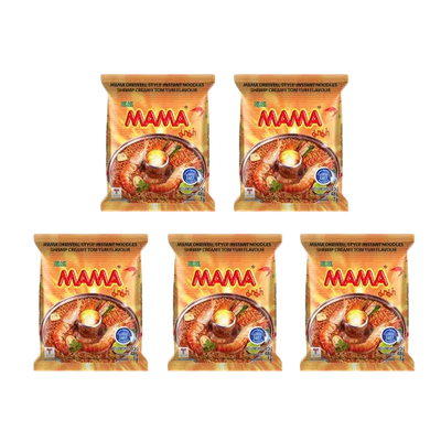 Mama Shrimp Creamy Tom Yum Flavour 5x55g 