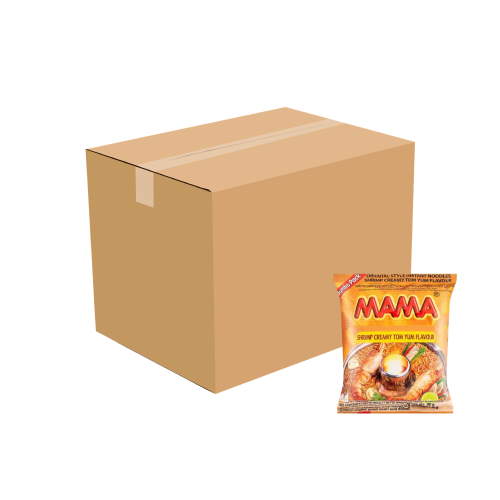 Mama Noodle Creamy ShrimpTom Yum 20x90g (CASE) 媽媽奶油冬蔭功蝦麵(箱)