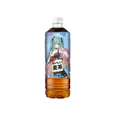 達亦多大麥茶飲料無糖600ml 初音未來特別款