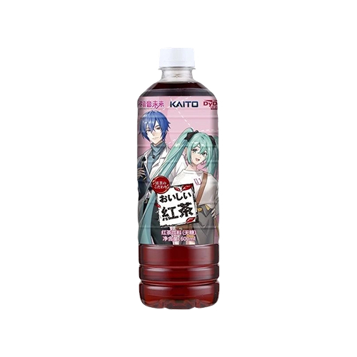 DYDO Black Tea Drink Sugar Free 600ml 達亦多紅茶飲料初音未來款