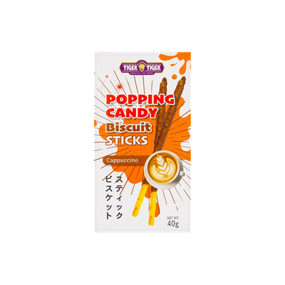 Tiger Tiger Biscuit Sticks Cappuccino 40g 虎虎卡布奇諾味餅乾棒 Tiger Tiger Biscuit Sticks Cappuccino 40g 虎虎卡布奇諾味餅乾棒