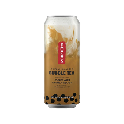 POCAS Bubble Tea Coffee Flavour 490ml 珍珠奶茶- 咖啡味