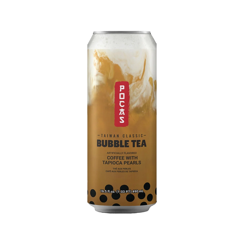 POCAS Bubble Tea Coffee Flavour 490ml 珍珠奶茶- 咖啡味