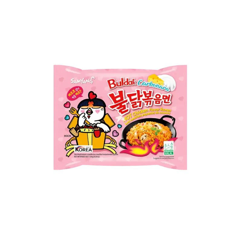 Samyang Carbonara Hot Chicken Ramen 130g 三養卡邦尼辣雞麵