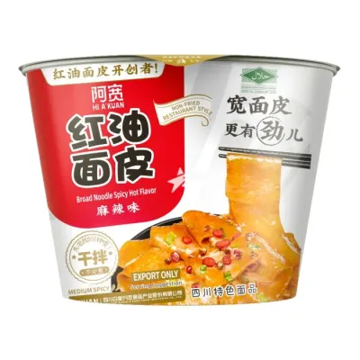 白家阿寬紅油麵皮麻辣味 110g（碗裝）