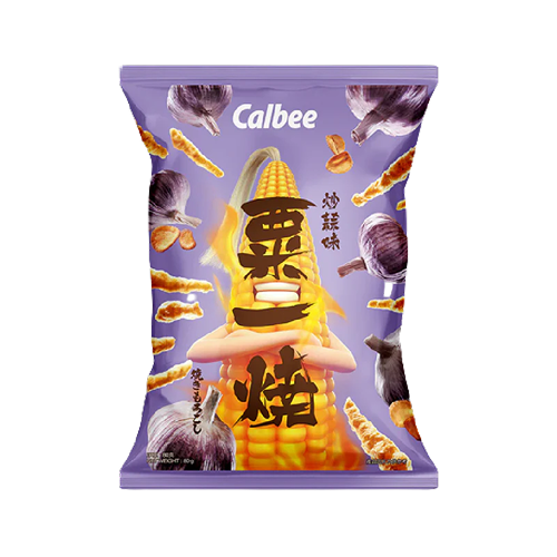 CALBEE Grill-A-Corn - Garlic 80g 卡樂B粟一燒香蒜味80g