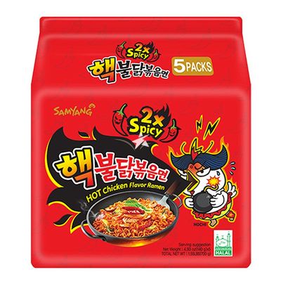 三養兩倍辣雞拉麵（極致辣味） - 多包裝 5x140g
