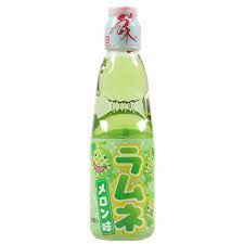 *Hatakosen Melon Ramune Soda 200ml 蜜瓜波子汽水