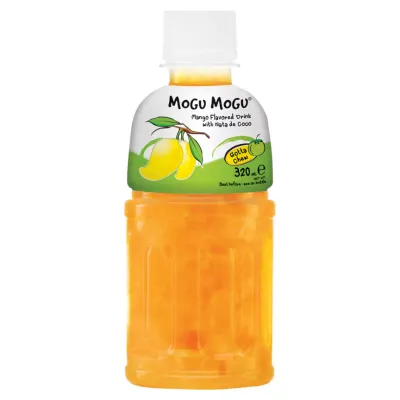 *Mogu Mogu Nata De Coco Drink Mango 320ml MOGU MOGU 芒果味