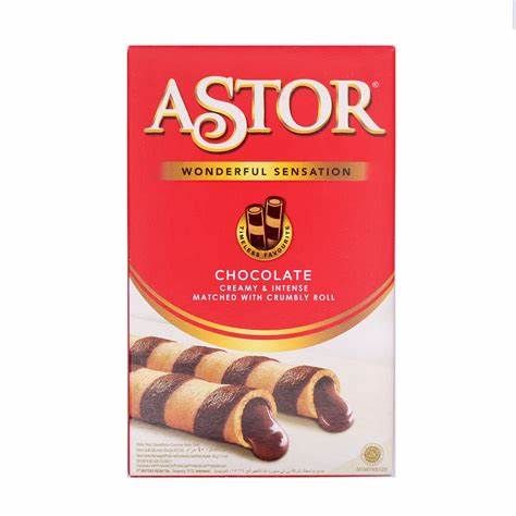 Astor Chocolate Wafer Roll 40g 朱古力威化條