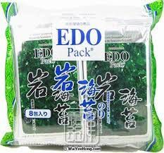 EDO Laver Seasoned Seaweed 16g HAITAI EDO岩海苔