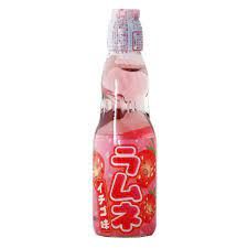 *Hatakosen Strawberry Ramune Soda 200ml 哈達日本波子彈珠汽水-草莓味