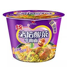 Unif Beef Sauerkraut Flavour Bowl Instant Noodle 125g 統一來一桶酸菜牛肉麵