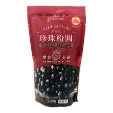 WU FU YUAN 5min Tapioca - Black 250g 五福圓黑珍珠粉圓