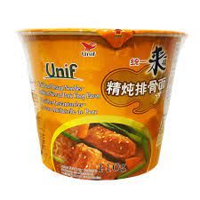 Unif Stewed Pork Flavour Bowl Instant Noodle 110g 統一來一桶精炖排骨麵