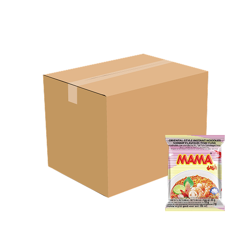 Mama Noodles Shrimp Tom Yum 20x90g (CASE) 媽媽冬蔭蝦即食