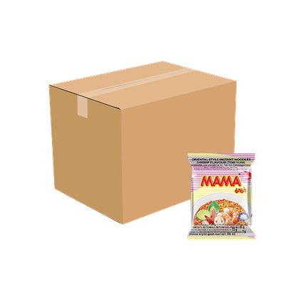 Mama Noodles Shrimp Tom Yum 20x90g (CASE) 媽媽冬蔭蝦即食