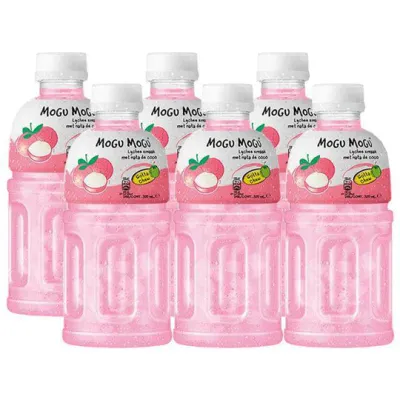 *Mogu Mogu 椰果荔枝飲料 6x320ml (托盤) MOGU MOGU荔枝味*