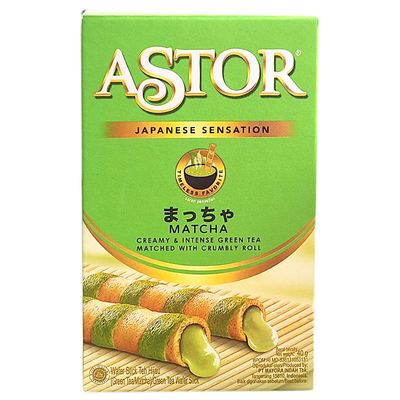 Astor Matcha 40g 抹茶味灌心蛋卷